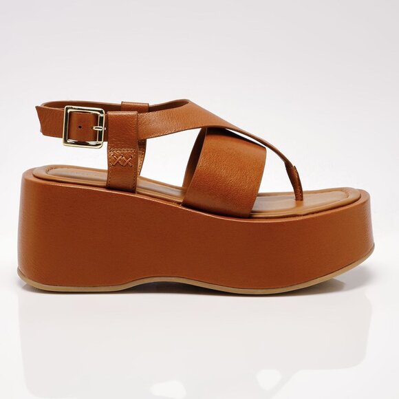 Free People Brown Platform Sandals - Picture 8 of 13
